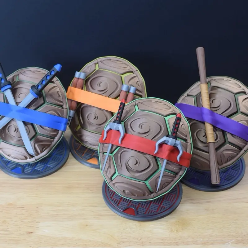 Turtle Shell Brothers Desktop Accessory Display Turtle Shell Brothers Desktop Accessory Display