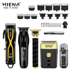 5-piece set, electric hair clipper suit, Barber Clipper Set, Hair Clippers Set, USB charging, 1500mAh high-power lithium battery, professional men's haircuts, family haircuts, salons, Christmas gifts for men