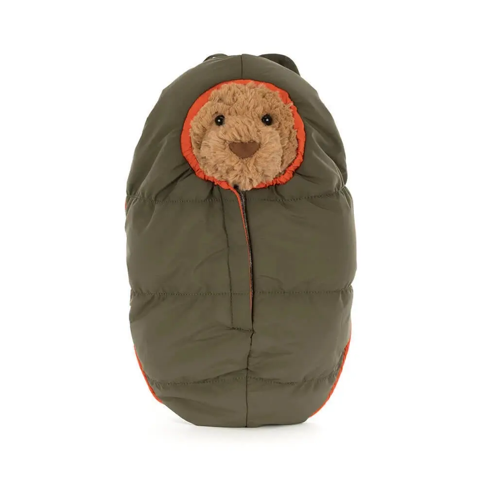 Jellycat Bartholomew Bear 'Hiking' Plush, Soft Teddy Bear Stuffed Animal, Cute Cozy Plushie, Adorable Birthday Gift for Kids, Girls & Bear Lovers