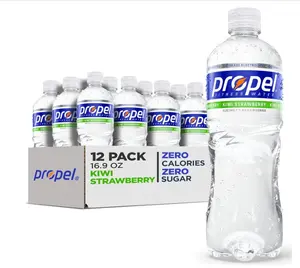 Propel, Kiwi Strawberry, Zero Calorie Sports Drinking Water with Electrolytes and Vitamins C&E, 16.9 Fl Oz (Pack of 12) - Packaging May Vary