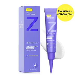 NEW! ZitSticka Invisible Liquid Pimple and Acne Patches - with Salicylic Acid, Acne-prone skincare, Sensitive skin, for all skin types, (10ml)