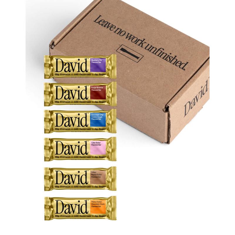 VP6 All Flavors Variety Pack - Chocolate Chip Cookie Dough, Blueberry Pie, Fudge Brownie, Cake Batter, Peanut Butter Choc Chunk, Salted PB. (6 bars)