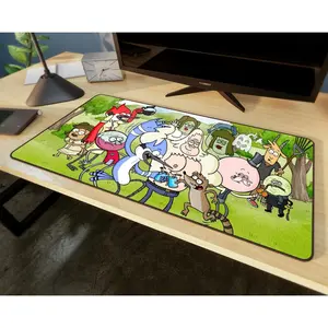 Cartoon-Themed Desk Mat, Vibrant Character Design Mousepad for Gaming & Office, TV Show Design for Gaming