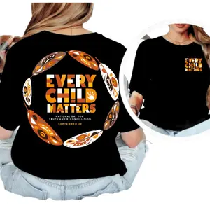 Orange Shirt Day T-Shirt – Every Child Matters National Day September 30 Tee, Graphic tee, Fashion Cotton, Streetwear, Top Menswear Womenswear