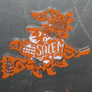Broom cut out magnet
