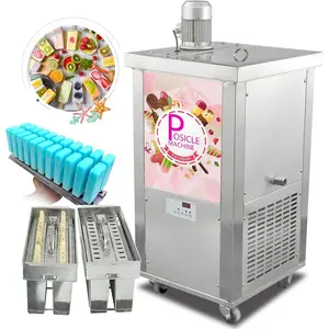 Kolice Commercial Slim Molds Designed Popsicle Machine,Ice Pops Machine,Ice Cream Popsicle Machine,Ice Lollipop Maker with 2 Slim Molds and 1 Aligner,123ML/Each Stick