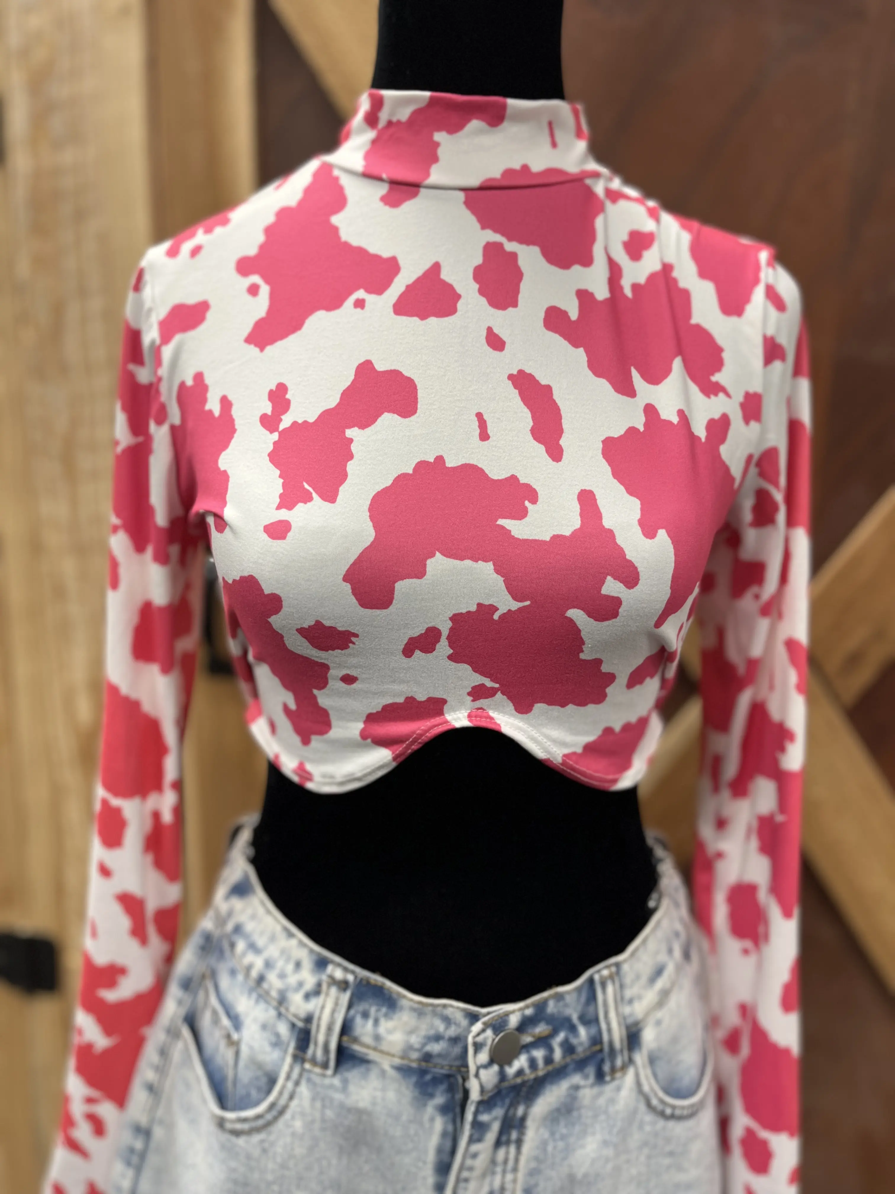 Pink Juniors crop top