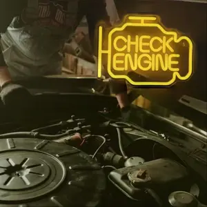 LED Neon Engine Shaped Decorative Light, Neon Accent Lights for Indoor Decor, USB Powered and Dimmable, Perfect for Parties and Events