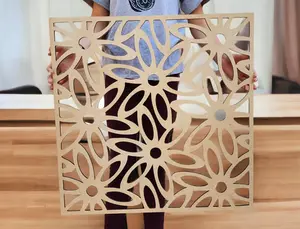 Custom Wooden Lattice - Trellis, Mandala Wall Art for Home Decor, Wall Panels, Overlays, Privacy Screens & Yard Decor