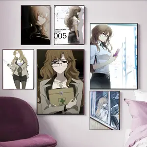 Steins;Gate Character Kiryuu Moeka Poster Lightfast self-adhesive posters ideal for gifting and adorning walls in bedrooms living rooms bars cafes and eateries high-def printing water-repellent safeguard