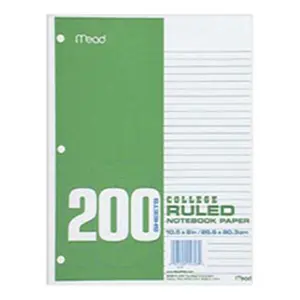 Mead Products  Paper Filler Col 10.5X 8 200 Ct