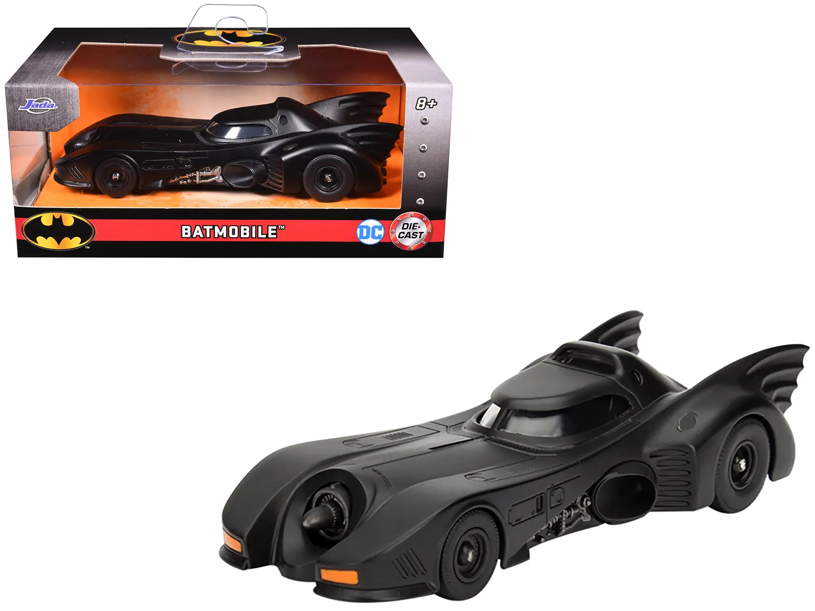 1989 Batman Batmobile 1/32 Diecast Model Car by Jada 1989 Batman Batmobile 1/32 Diecast Model Car by Jada