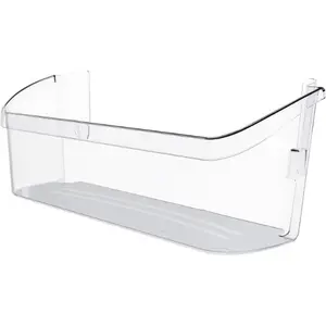 HECASA 242126602 AP6278233 PS12364199 Refrigerator Door Shelf Compatible with Frigidaire Refrigerator Door Bin Shelf PC Plastic Clear 4547407 EAP12364199 Replacement only