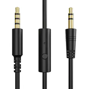 3.5mm Jack Cable with Mic & On/Off Switch - Compatible with Pro DJ Headphones Pro 10/30/50, PC, Computer, Phone, Notebook.(3.9ft)