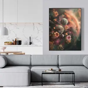212 MAIN Capturing Light Orange-Framed Photo Print, 36x48 in, Home Decor Wall Art, Ideal for Room Decoration & Gifting