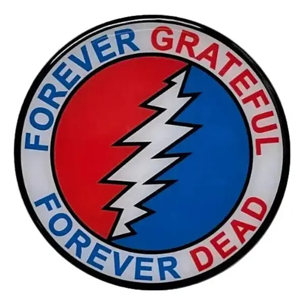 Grateful Dead - Forever Grateful Metal Sticker