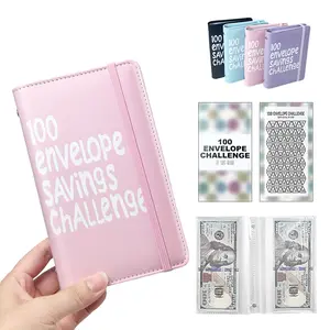 100 Days Money Saving Challenge Coin Envelope BudgetStorage Book - Binding Covers With Daily Savings Tracker,Habit-Forming System, And Cash Savings Goal Of $5050Develop A Consistent Savings Habit