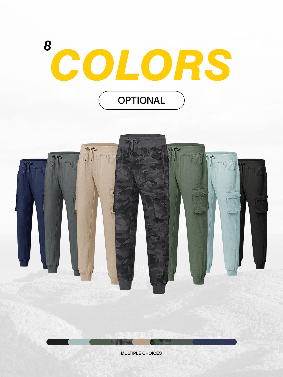 YSENTO Women's Casual Sweatpants Lightweight Hiking Cargo Pants Outdoor Quick Dry Travel Joggers Elastic Waist Buttom Multi Pockets  #deals for you #outdoorfun