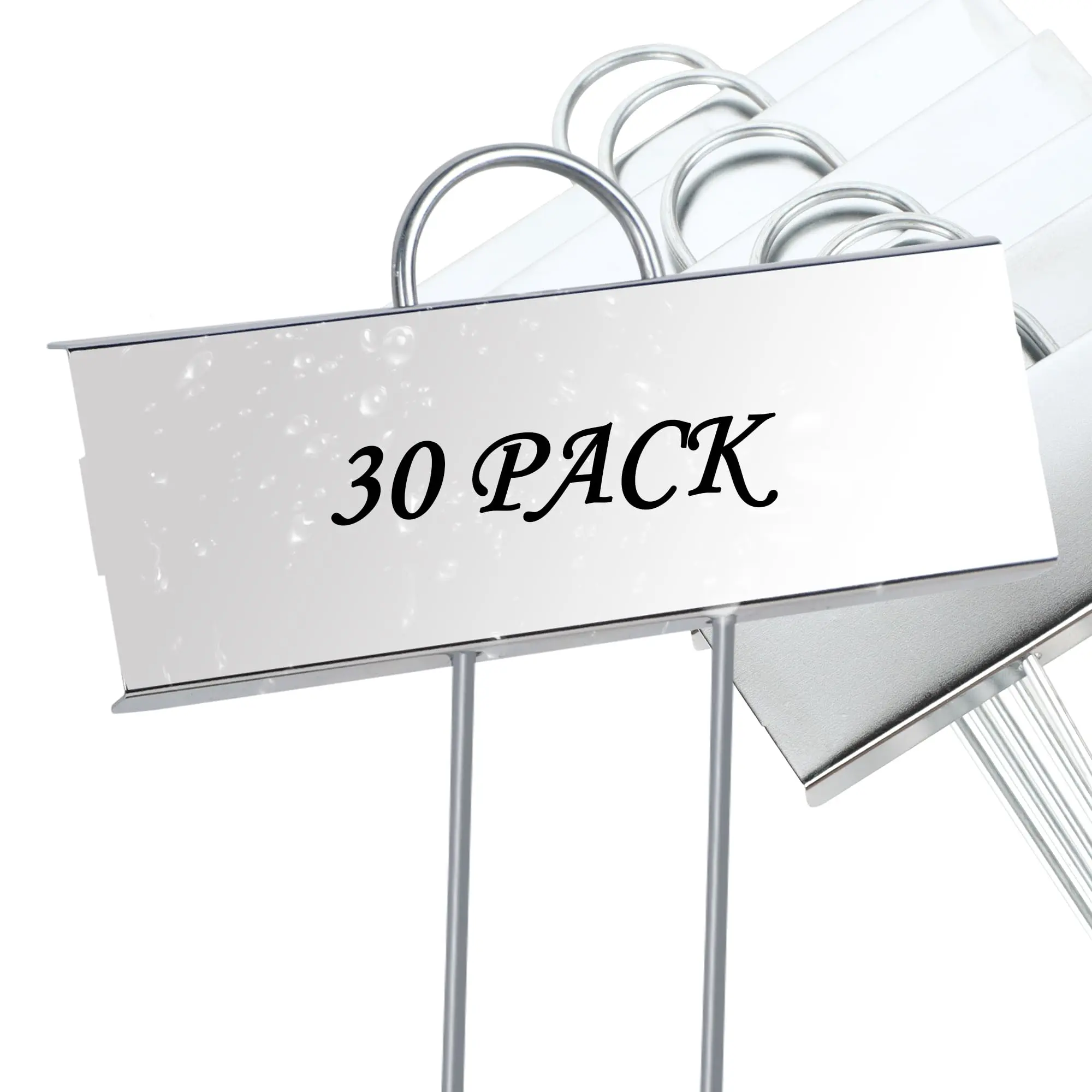 Metal Plant Labels  30 Pack Garden Label Markers Weatherproof Stake Tags Reusable Planting Gardening