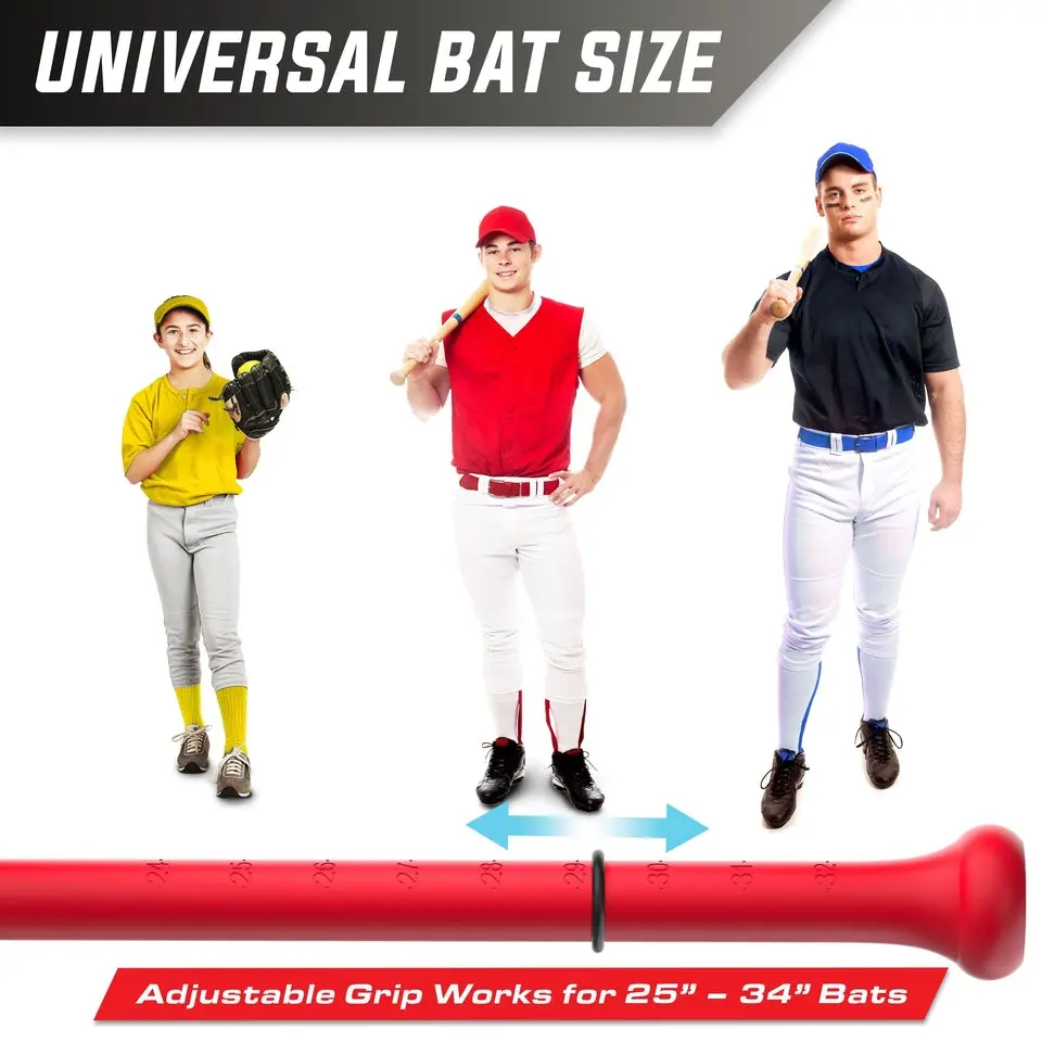 GoSports Baseball & Softball Rope Swing Trainer - Batting Practice