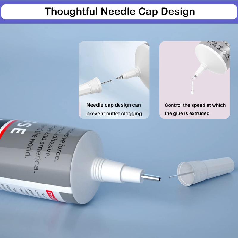 3PCS 110ml B7000 Rhinestones Glue for Crafts, Clear B-7000 Super Jewelry Glue Transparent Industrial Adhesive for Fabric Phone Repair Jewelery Making Crystal Gem Tac Art Stone Wood Glass