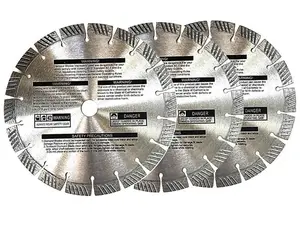 9'' Diamond Blade for concrete fits Milwaukee 2786-20 M18 Fuel 9" Cut-Off Saw (3PK)