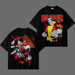 Colossus Graphic T-Shirt, MCU X-Men Colossus Comic Tee, Mutant Steel Hero Vintage Graphic Shirt, Piotr Rasputin Retro Comic Streetwear Tee, Oversized MCU Superhero Shirt, Unisex X-Men Streetwear Tee for MCU Fans