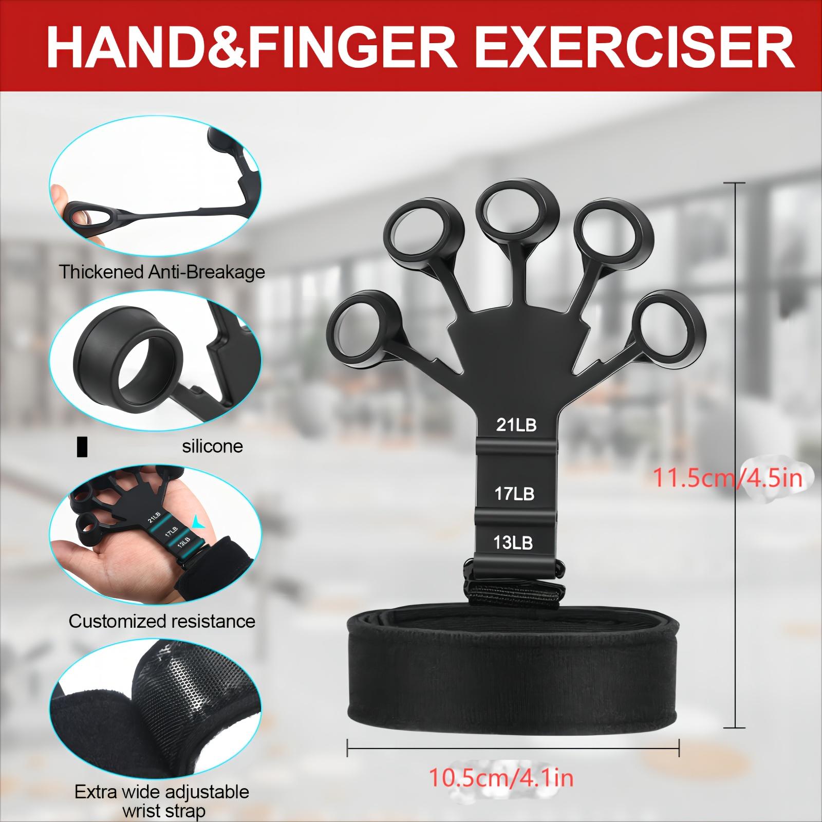Pro Grip Trainer Set 4-Pack, 10-130lbs Res. Adjustable Resistance, Muscle Builder Forearm Exerciser for Office/Gym Carpal Tunnel Relief,back to school,back to school haul