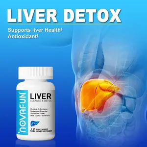 Liver Cleanse & Detox Capsules – Supplement with Milk Thistle, Dandelion, Turmeric, Choline, L-Cysteine, Bioperine, Dihydromyricetin – 60 Capsules candida berbamine unda Healthcare Natural