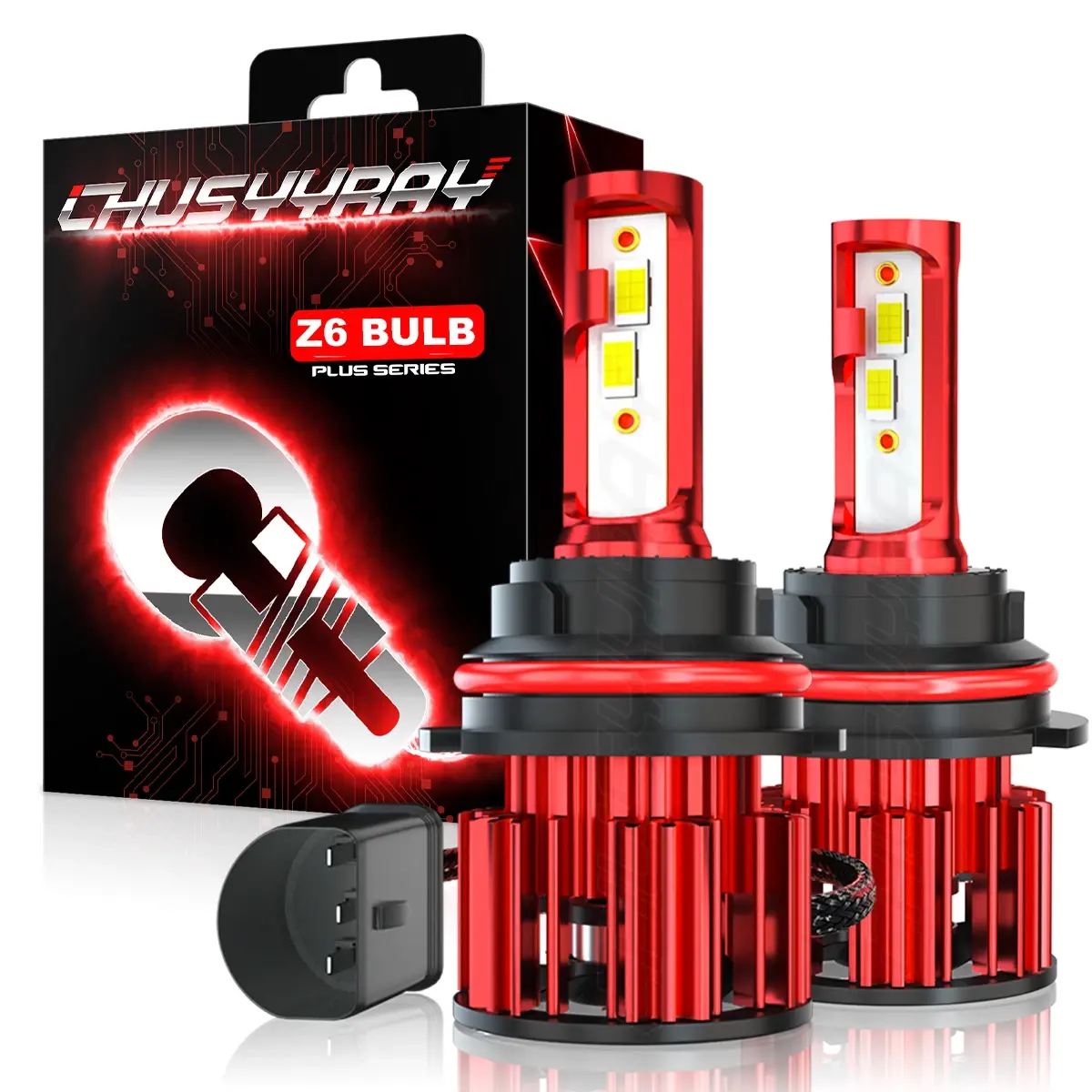 For International 4300 4400 4300LP 2011 2012 2013 2014 2015 2016 2017 2018 2Pcs 9007 LED Headlight Bulbs Hi-Lo