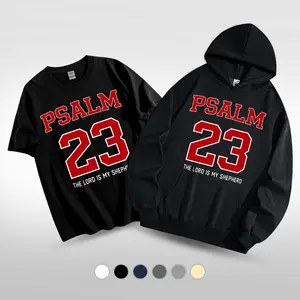 Women's Psalm 23 Verse Graphic T-Shirt/Hoodie - Regular Fit | Soft & Breathable Fabric, Durable Print, Everyday Comfort, Machine Washable