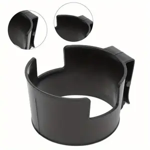 1pc Space-Saving Black Car Door Cup Holder - Durable Abs, Fits 2.8" Bottles, Perfect For Coffee & Water, Easy Install Extra Cup Holder For Car Large Cup Holder For Car