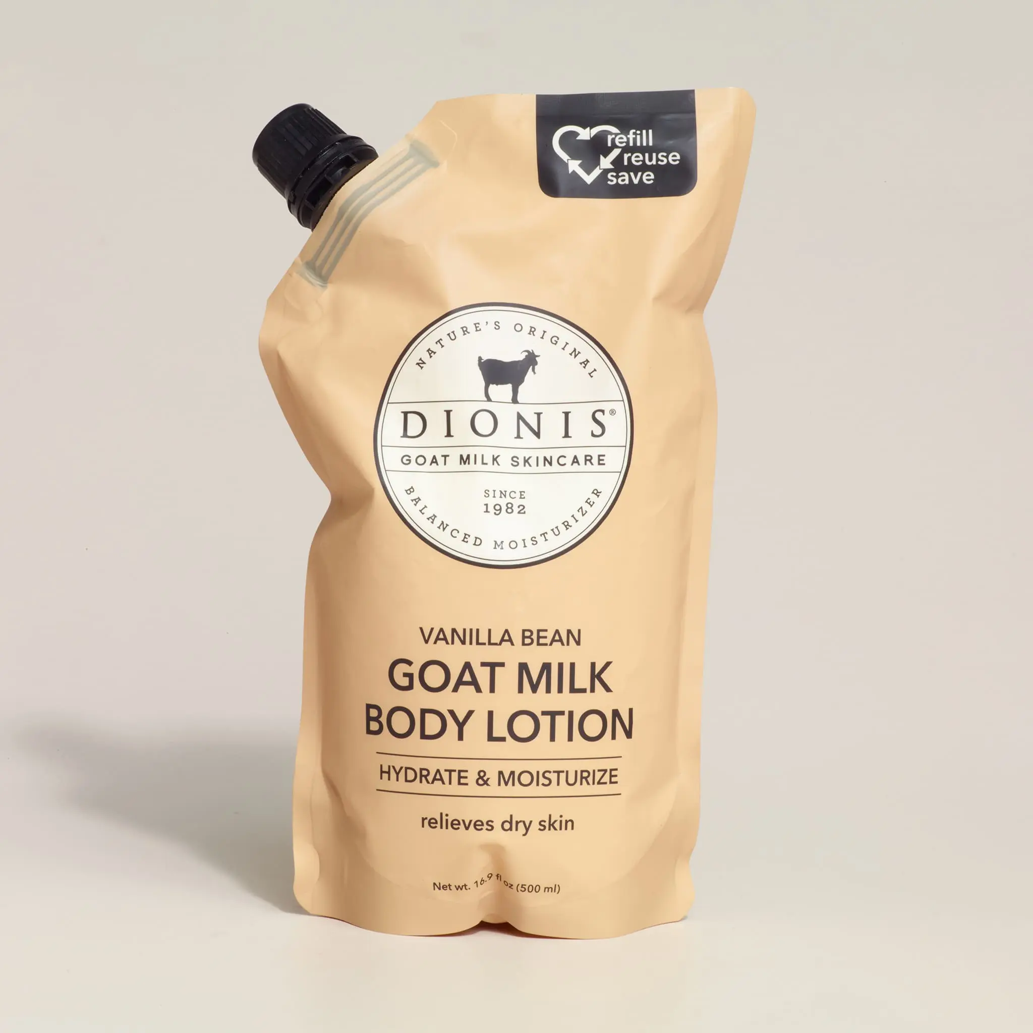 Vanilla Bean Goat Milk Body Lotion Refill Pouch