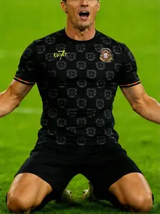 Men's Portugal 7th Goat Soccer Jersey, Special Edition, Quick-Dry Breathable Training T-Shirt, Fan Gift, All-Season Casual Wear