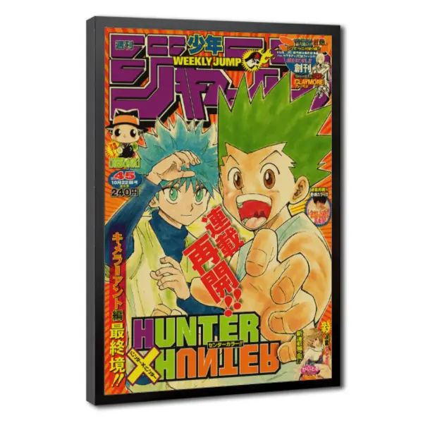 Hunter x Hunter Inspired Poster, Vintage Anime Manga Wall Art Print, Japanese Comic Style Artwork, Bedroom Gaming Room Decor, Anime Fan Gift