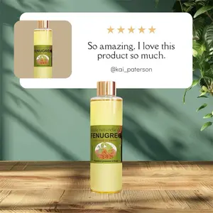 Fenugreek Oil for Massage Body Natural Huile