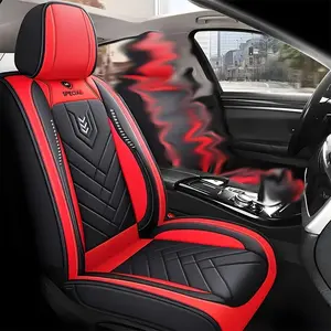 Luxury PU Leather Car Seat Cover, 1pc, Automotive Seat Covers, Fits Front Seats of Cars and Suvs, Durable, Comfortable, Stylish Vehicle Accessory, Car Seat Protectors