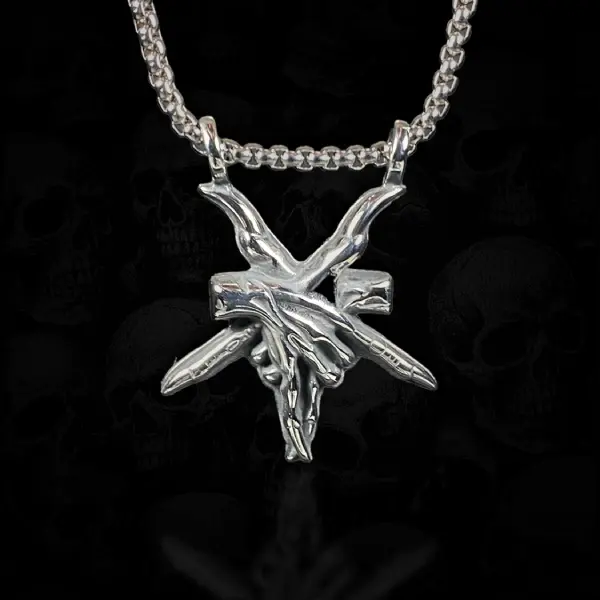 Pent Hands Necklace