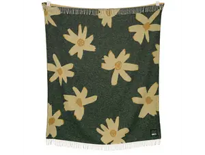 Foral Wool Blanket (Bloom Joy)