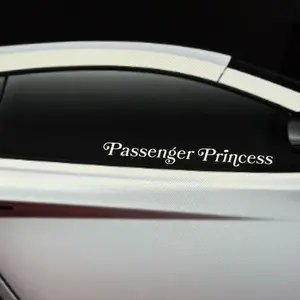 Passenger Princess permanent vinyl decal