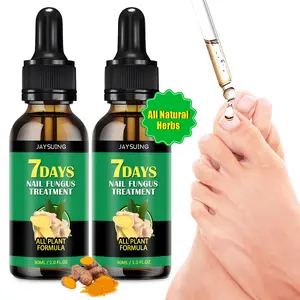 Nail care solution for treating nail fungus & nail deformation, Softening  nail thickening , Plant essential oil armor