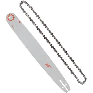 20 Inch  Guide Bar and Chain, Advance Cut Replacement for , .325" Pitch, .058" Gauge, 76 Drive Links. Fit for 45CC 52CC 58CC 62CC