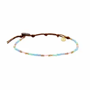 Lotus & Luna - Seedbead Anklet - Pastel (Add-On)