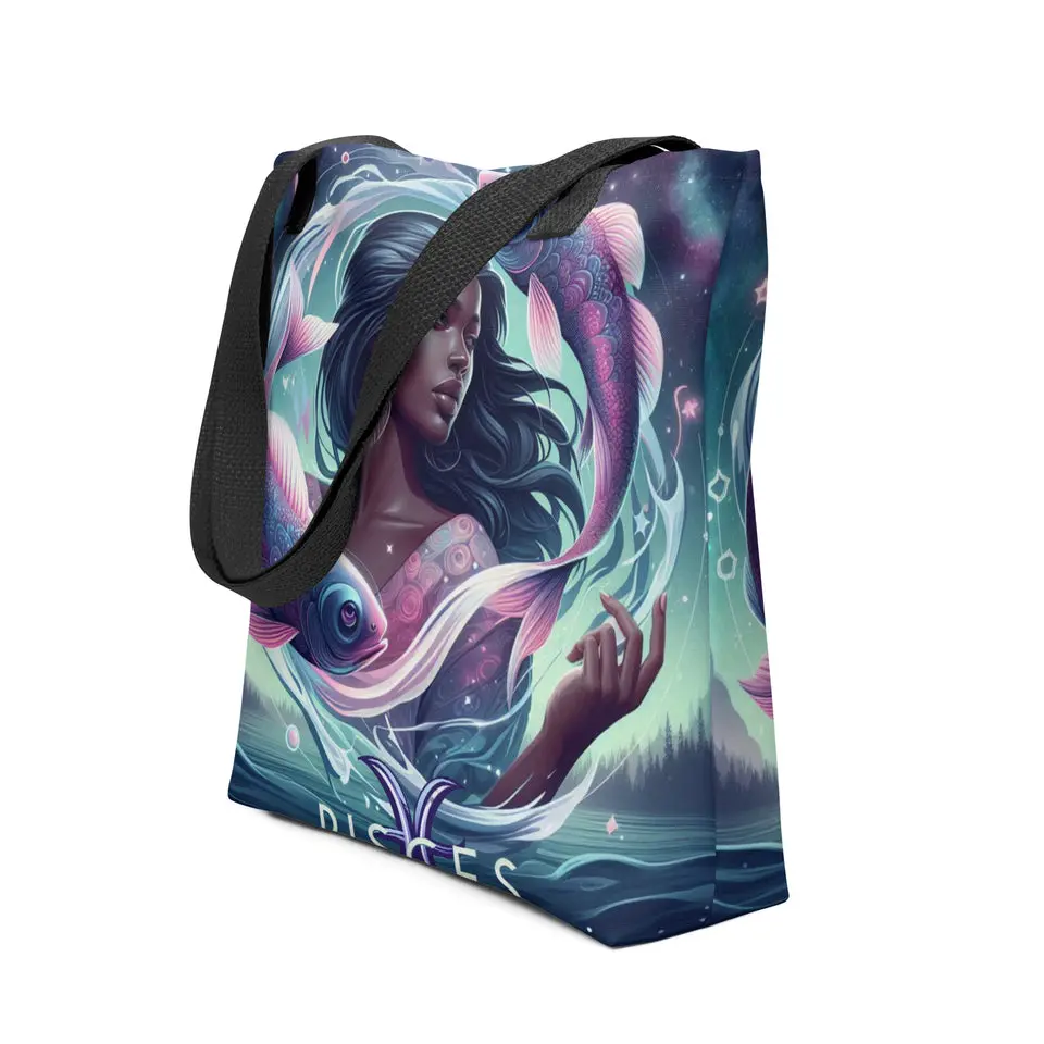 Pisces Zodiac Digital Art #2 | Tote bag tote bag tote  bag