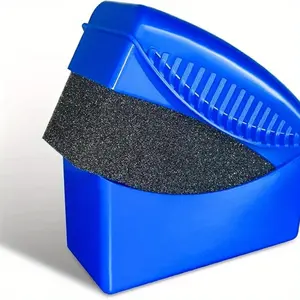 Car Wheel Polishing Waxing Sponge Brush with Cover  ABS Washing Cleaning Tire Contour Dressing Applicator Pads – The Ultimate Detail Accessory for a Flawless Shine