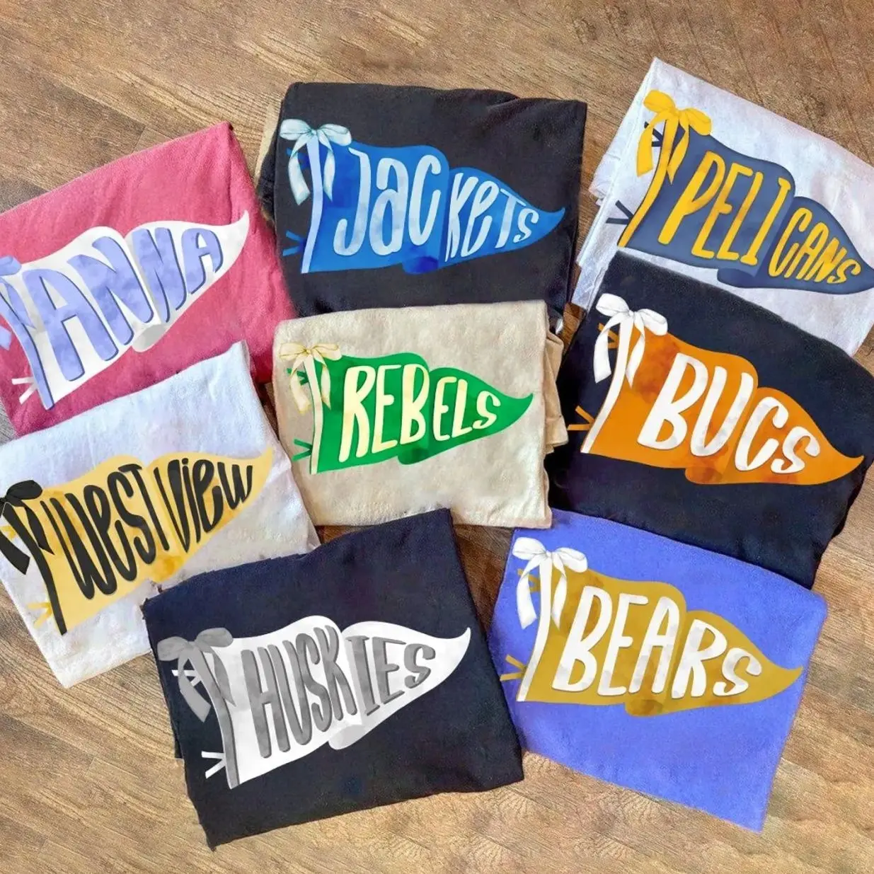 Custom School Spirit Shirt, Personalized School Mascot Tee, Preppy Game Day Shirt, Back To School Shirt, Custom School Team Shirt, Comfort Color P0P