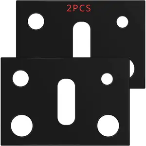 2pcs Non-Stick Gas Stove Top Protectors - Reusable & Washable PVC Stove Guards with Heat-Resistant Cut-Out Design, Black Oven Liners for Easy Cleaning & Stove Top Protection
