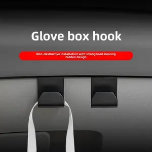 Simple Car Storage Hook - Compact Wall Mounted Glove Box and Interior Accessories Finisher, Durable Plastic, Car Organizers, Car Organization Supplies
