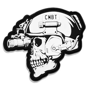 COMBAT IRON APPAREL™ Operator Skull PVC Patch