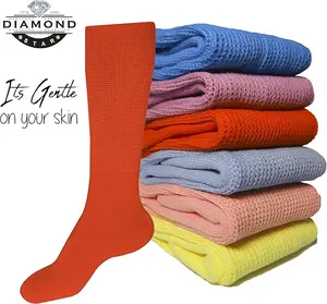 DIAMOND STAR Wholesale Bulk Lots Diabetic Socks, Non-Binding Circulatory Cushion Cotton Crew Diabetic Socks for Women 12,60,120 Pairs